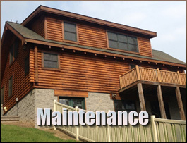  Mc Clure, Ohio Log Home Maintenance