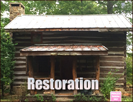 Historic Log Cabin Restoration  Mc Clure, Ohio